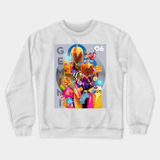 Gemini Zodiac Sign Crewneck Sweatshirt